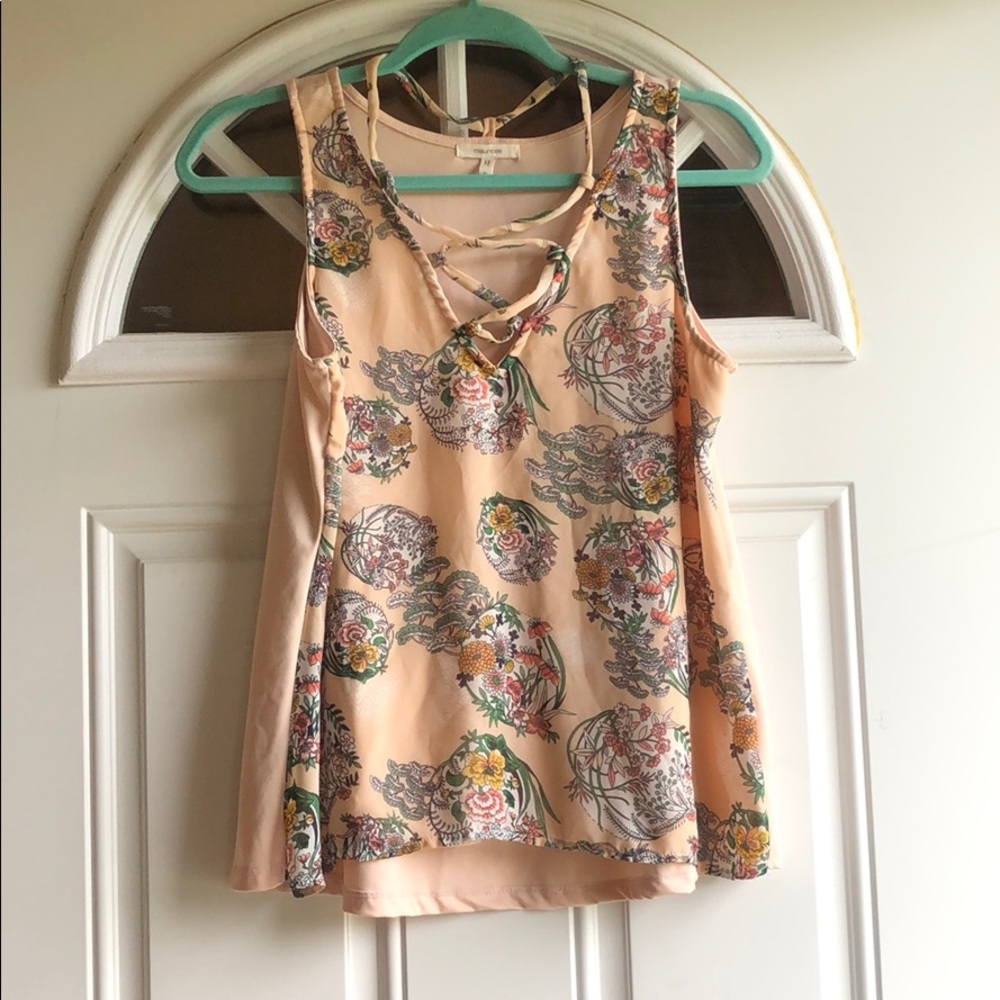 Sheer Tank Top Size Small